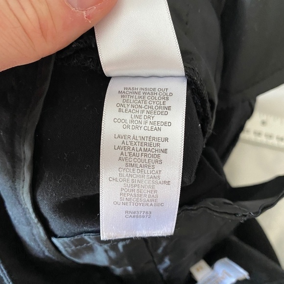 Laundry by Shelli Segal Women's Black Cropped Dress Pants Size‎ 14 - Picture 7 of 12